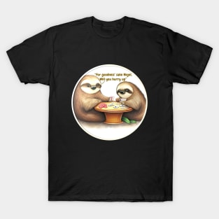 Sloths playing cards T-Shirt